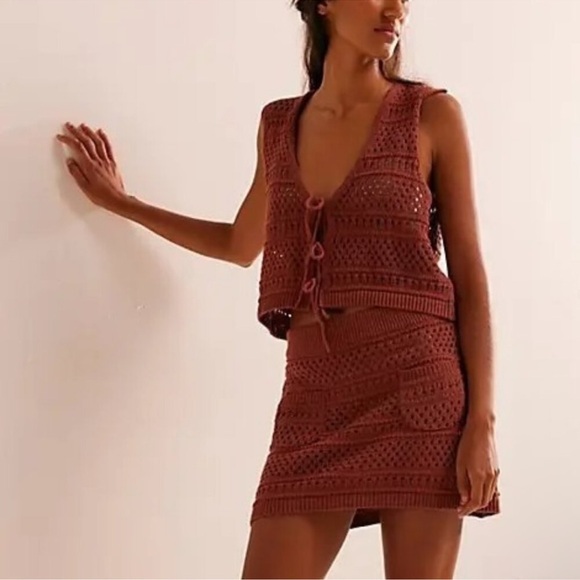 Free People Dresses & Skirts - NWOT FP Beach Mairead Fauxchet Set, S